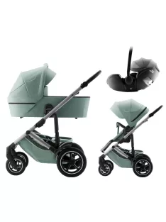   Britax Römer Smile 5Z Comfort Set Style (Smile 5z babakocsi + mózeskosár + Baby-Safe Pro) - Dusty Rose