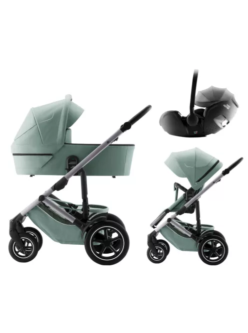 Britax Römer Smile 5Z Comfort Set Style (Smile 5z babakocsi + mózeskosár + Baby-Safe Pro) - Dusty Rose
