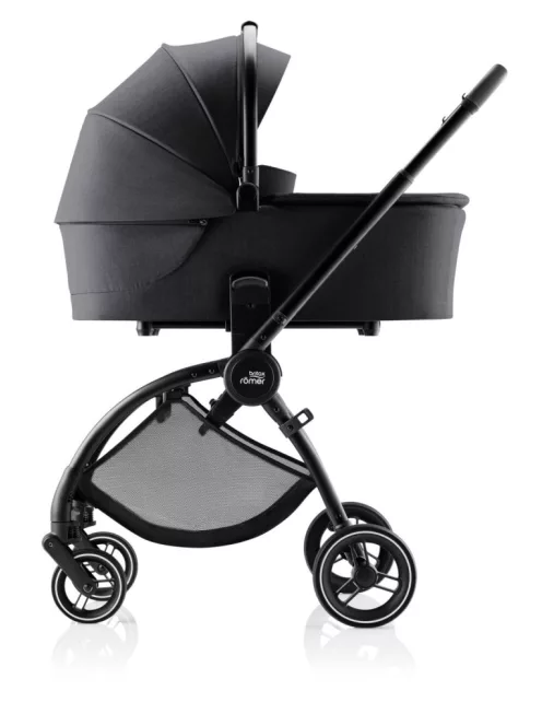 Britax Römer Rio Comfort Core Set STYLE 3in1 (Rio babakocsi + mózeskosár + Baby-Safe Core babahordozó) Carbon Black