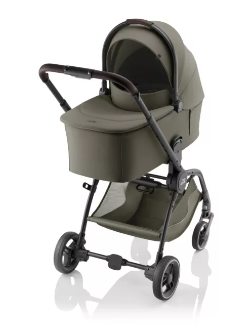 Britax Römer Rio Comfort Core Set LUX 3in1 (Rio babakocsi + mózeskosár + Baby-Safe Core babahordozó) Urban Olive