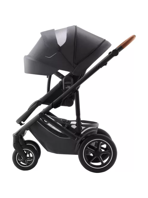 Britax Römer Smile 5Z Comfort Plus Set Classic 4in1 (Smile 5z babakocsi + mózeskosár + Baby-Safe Pro + Vario Base 5Z) Midnight Grey