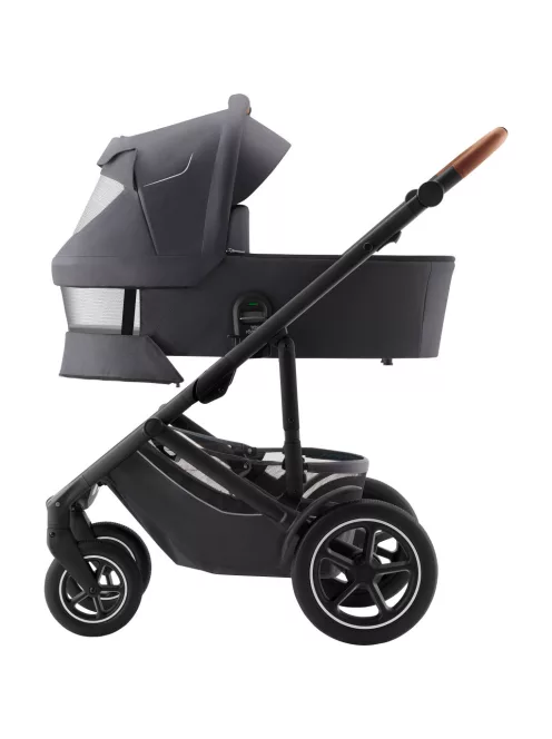 Britax Römer Smile 5Z Comfort Plus Set Classic 4in1 (Smile 5z babakocsi + mózeskosár + Baby-Safe Pro + Vario Base 5Z) Midnight Grey