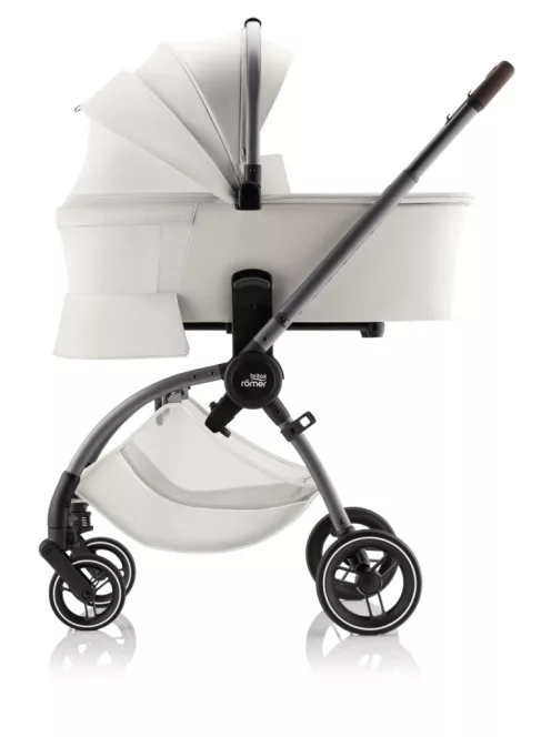 Britax Römer Comfort Plus LUX Szett (Rio babakocsi + mózeskosár + Baby-Safe PRO babahordozó + Vario Base 5Z) - Soft Taupe