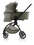 Britax Römer Rio Comfort Plus Set LUX 4in1 (Rio babakocsi + mózeskosár + Baby-Safe PRO babahordozó + Vario Base 5Z) Urban Olive