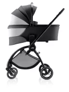 Britax Römer Rio Comfort Plus Set STYLE 4in1 (Rio babakocsi + mózeskosár + Baby-Safe PRO babahordozó + Vario Base 5Z) Carbon Black