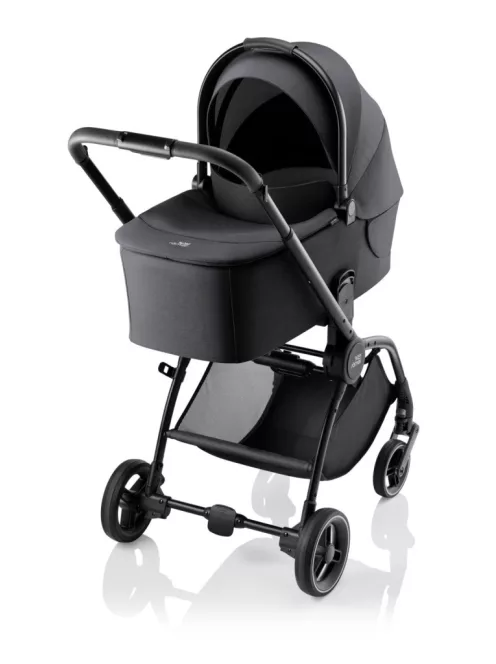 Britax Römer Rio Comfort Plus Set STYLE 4in1 (Rio babakocsi + mózeskosár + Baby-Safe PRO babahordozó + Vario Base 5Z) Carbon Black