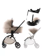 Britax Römer Comfort Plus STYLE Szett (Rio babakocsi + mózeskosár + Baby-Safe PRO babahordozó + Vario Base 5Z) - Carbon Black