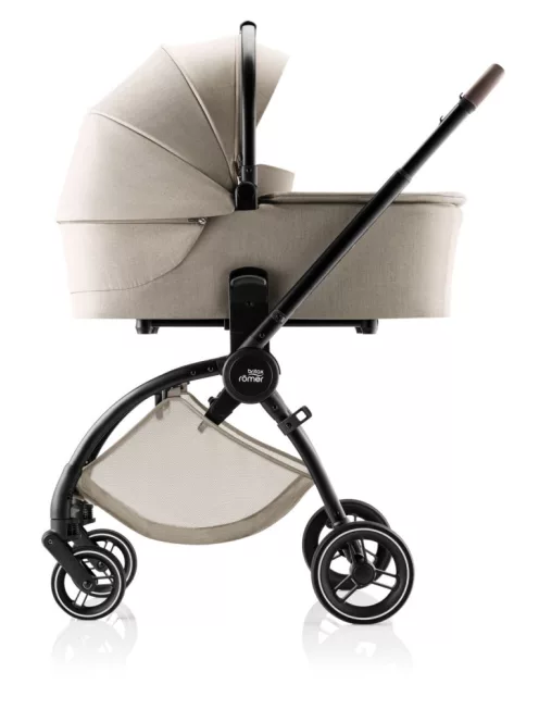 Britax Römer Comfort Plus STYLE Szett (Rio babakocsi + mózeskosár + Baby-Safe PRO babahordozó + Vario Base 5Z) - Carbon Black