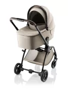 Britax Römer Comfort Plus STYLE Szett (Rio babakocsi + mózeskosár + Baby-Safe PRO babahordozó + Vario Base 5Z) - Carbon Black