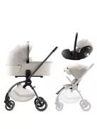 Britax Römer Comfort LUX Szett (Rio babakocsi + mózeskosár + Baby-Safe PRO babahordozó) - Soft Taupe