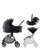 Britax Römer Rio Comfort Set STYLE 3in1 (Rio babakocsi + mózeskosár + Baby-Safe PRO babahordozó) Carbon Black