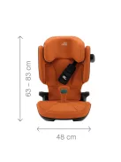 Britax Römer Kidfix i-Size autósülés 100-150cm - Cosmos Black