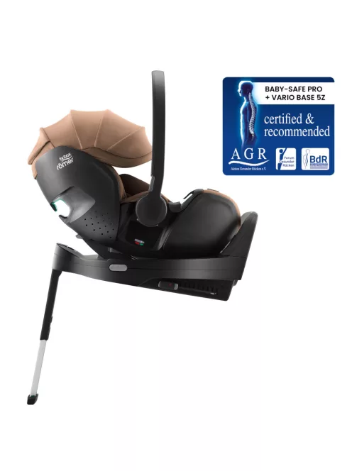 Britax Römer hordozó Baby-Safe Pro Vario Base 5Z bundle Lux - Warm Caramel