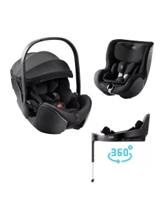   Britax Römer Moduláris rendszer STYLE 3in1 (Baby-Safe Pro + Vario Base 5Z + Dualfix 5z) Carbon Black