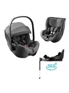   Britax Römer Moduláris rendszer STYLE 3in1 (Baby-Safe Pro + Vario Base 5Z + Dualfix 5z) Mineral Grey
