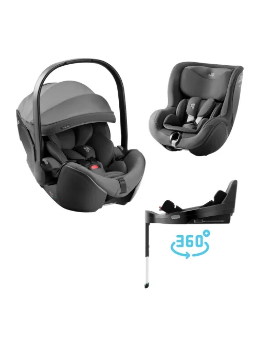 Britax Römer Moduláris rendszer STYLE 3in1 (Baby-Safe Pro + Vario Base 5Z + Dualfix 5z) Mineral Grey