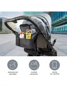 Zopa Babakocsi szervező Plus - Black