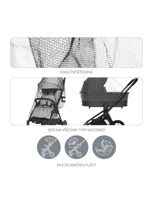 Zopa Szúnyogháló babakocsira - Grey