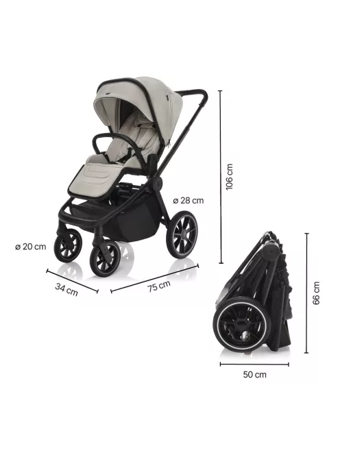 Zopa Move Cross 5 sport babakocsi - Ivory Beige