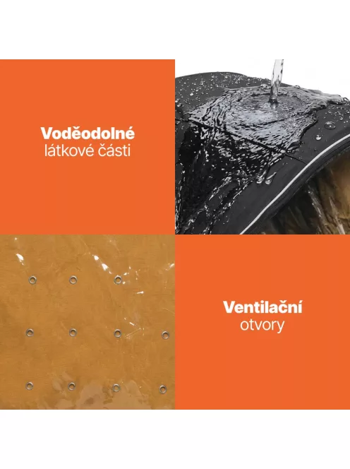 Zopa Univerzális esővédő háromkerekű babakocsihoz