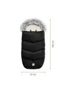 Zopa Winter footmuff Fluffy Arctic Black