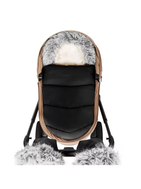Zopa Winter footmuff Fluffy Arctic Black