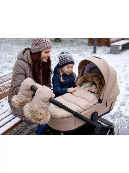 Zopa Winter footmuff Fluffy Creamy Beige