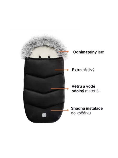 Zopa Winter footmuff Fluffy Creamy Beige