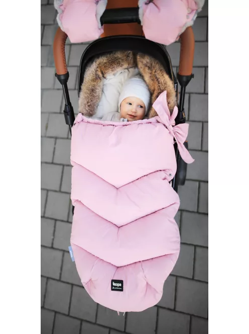 Zopa Fluffy téli bundazsák - Old Pink