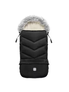 Zopa Winter footmuff Fluffy Combi Arctic Black