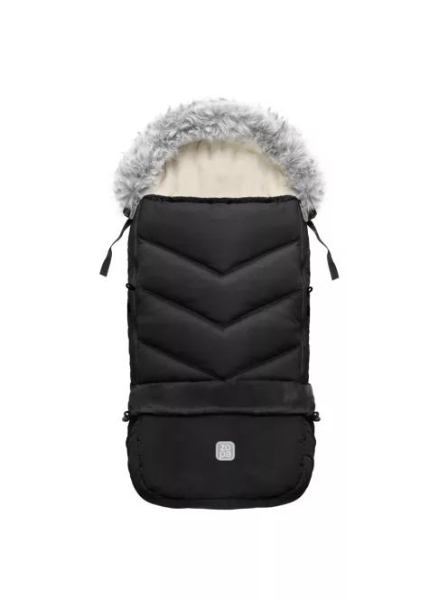 Zopa Winter footmuff Fluffy Combi Arctic Black