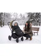 Zopa Winter footmuff Fluffy Combi Arctic Black