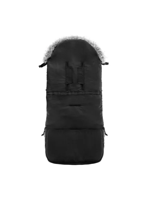 Zopa Winter footmuff Fluffy Combi Arctic Black