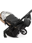 Zopa Winter footmuff Fluffy Combi Arctic Black