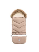 Zopa Winter footmuff Fluffy Combi Creamy Beige