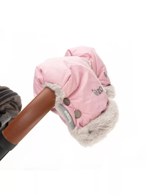 Zopa Fluffy téli kesztyű babakocsira - Old Pink