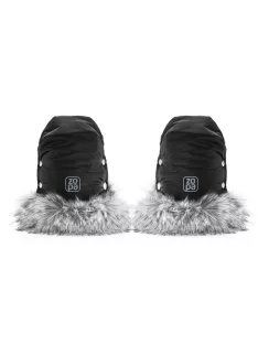 Zopa Winter gloves Fluffy 2 Arctic Black