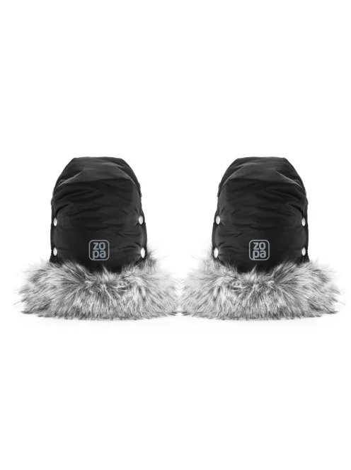 Zopa Winter gloves Fluffy 2 Arctic Black