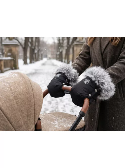 Zopa Winter gloves Fluffy 2 Arctic Black