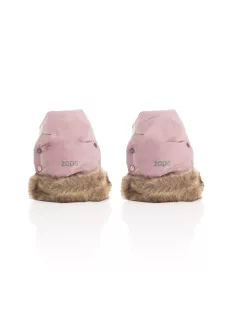 Zopa Fluffy 2 téli kesztyű babakocsira - Old Pink