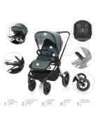 Zopa Set stroller Move Cross 2 + carrycot XL Antique Green/Gold