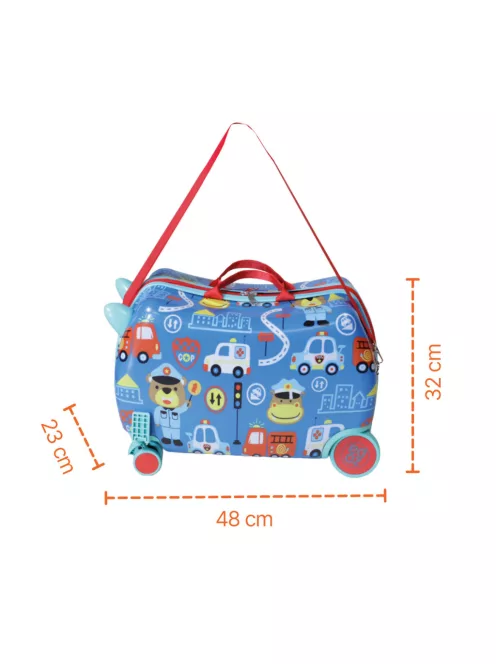 Zopa Pack&Ride gyermek gurulós bőrönd - Dino