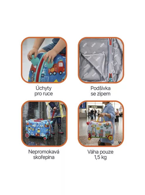 Zopa Pack&Ride gyermek gurulós bőrönd - Sailor