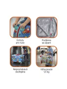 Zopa Pack&Ride gyermek gurulós bőrönd - Traffic