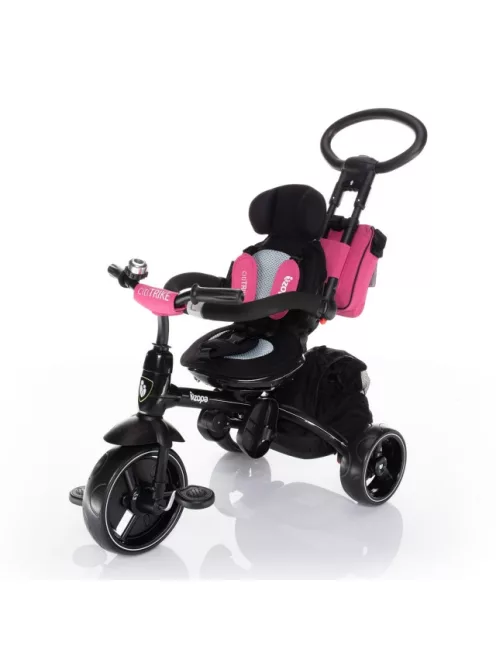 ZOPA Citi Trike tricikli tolókarral - Candy Pink