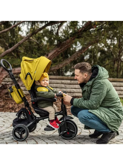 ZOPA Citi Trike tricikli tolókarral - Candy Pink