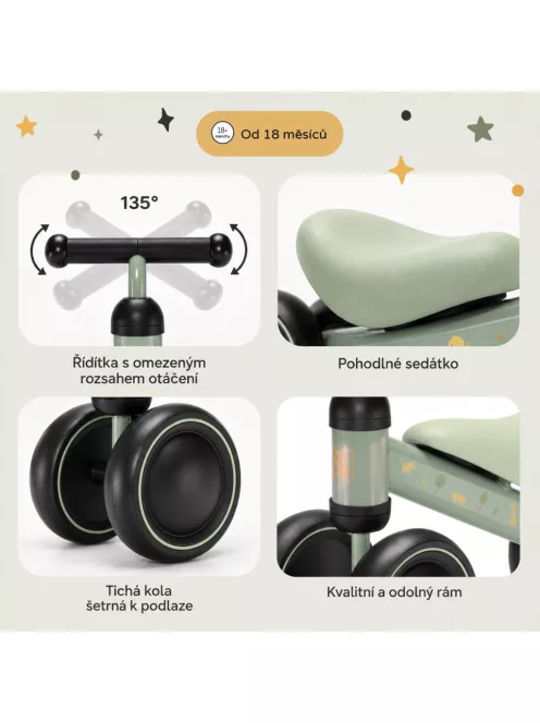Zopa Zooter futóbicikli - Army