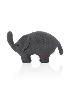 Zopa Kötött játék elefánt - Dark grey