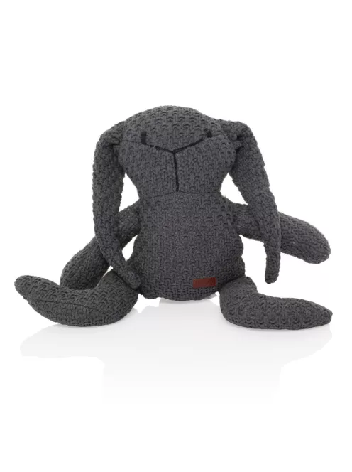 Zopa Kötött játék nyúl - Dark grey