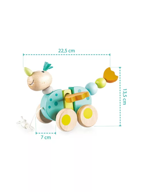 Zopa Fa húzható játék - Dragon